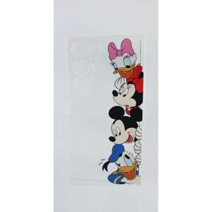 Disney Mickey Minnie Donald Daisy Clear Case for Samsung Galaxy S23 Ultra New